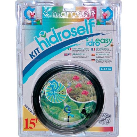 IDROEASY - KIT COMPLETO PER IRRIGARE AIUOLE E ORTI DA 50 A 100mq (1/2)