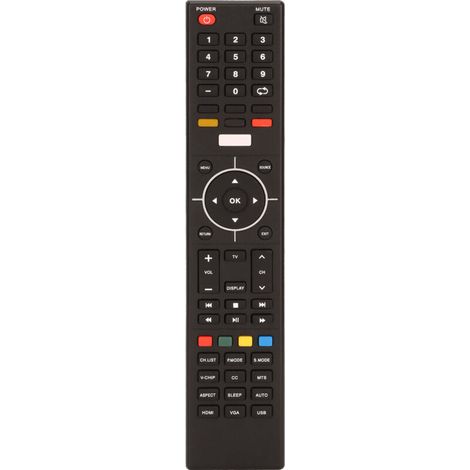 Universelle Ersatzfernbedienung, kompatibel mit den Smart-TVs Seiki SC 32HK700N, SE32HY19T, SC 40FK700N und SE40FYT. (1/5)