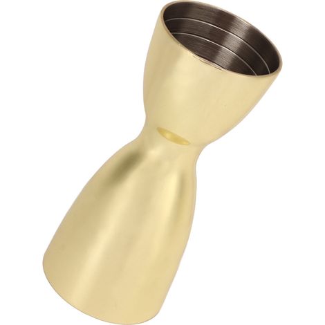 Doppel-Cocktail-Jigger, Edelstahl-Weinmessbecher, U-förmig, vergoldet (1/5)