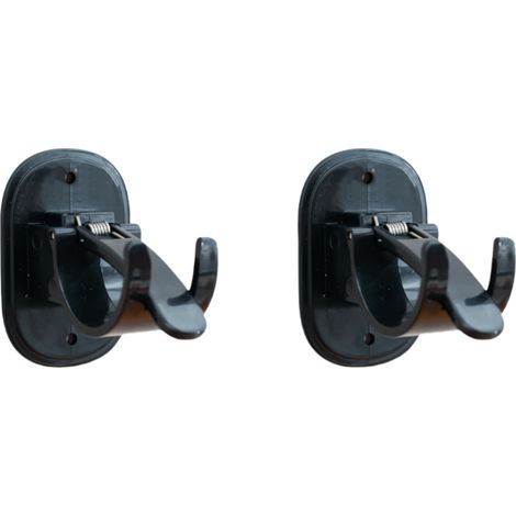 Supports de tringle à rideau invisibles et solides (pack de 2) (1/5)