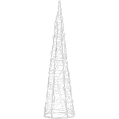Albero cono in metallo con luce LED per decorazioni natalizie -150 cm (1/3)