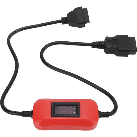 Câble adaptateur de Scanner OBD2 12-24V adapté à X431 Easydiag 2.0/3.0 GOLO ABS résistant à la chaleur pour camions lourds Dieselrouge (1/5)