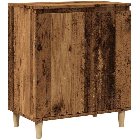 Aparador de madera contrachapada envejecida 60x35x70 cm vidaXL