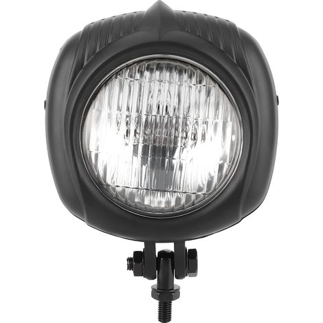 Faro delantero universal retro para motocicleta, lente transparente, 4 pulgadas, 12 V, 60 W, compatible con Honda (1/3)