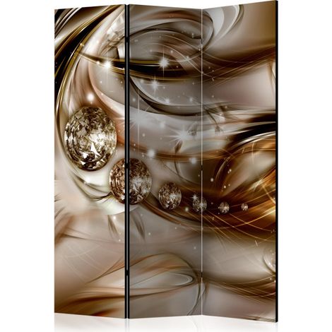 Paravent 3 Volets "Chocolate Tide" 135x172cm (1/2)