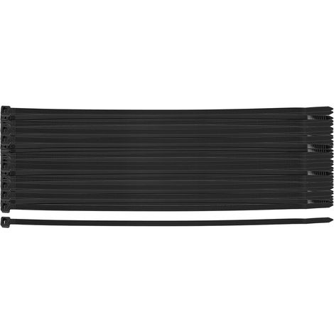 Bridas para cables Extreme de 4,8 × 200 mm, negras, 100 unidades. (1/5)
