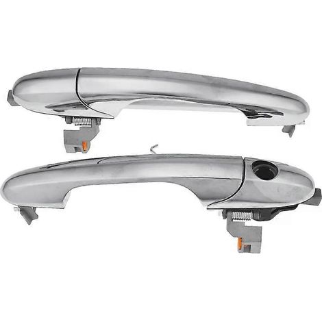 Vorderer verchromter Außentürgriff (1 Paar) für Fiat 500 (2007-2019), Teilenummern 735592012, 735451694 und 735485872 (Rechtslenker). (1/5)