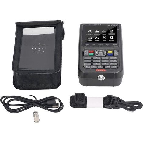 Digitaler Satellitenfinder mit LCD-Bildschirm, tragbares Satellitensignalmessgerät, eingebauter Akku