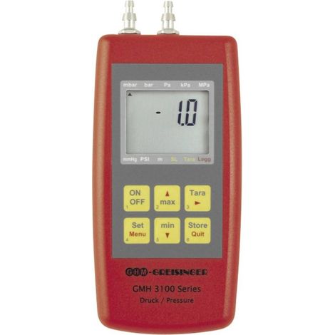 Herramienta de medida electrónica greisinger gmh3161-002 gases corrosivos rango -5 a +5 mbar