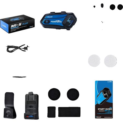 Intercom de moto, connectivité Bluetooth, partage de musique, un ensemble complet (1/2)