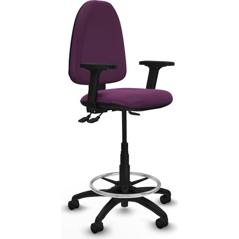 Piqueras y Crespo B2D01RN Verstellbarer Bürostuhl lila