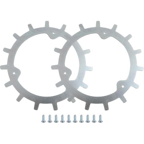 Crampons Traction Acier Laminé Robot Crampons Traction Acier Matériau pour robuste, épaisseur , finition argentée, compatible Yuka pour mini, longue durée de vie (1/5)