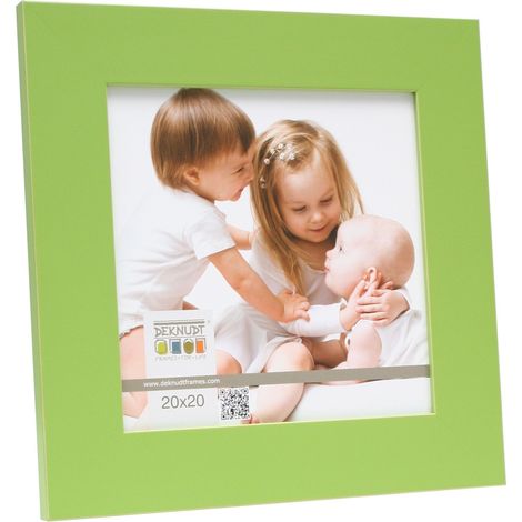 Cadre Photo Bois Vert avec Filet Naturel Subtile 44,7 x 37,1 x 1,5 cm (1/2)