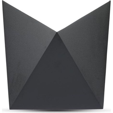 Aplique de pared LED de bolsillo V-TAC, 5 W, 110 lm/W, negro, blanco natural, IP65 (1/5)