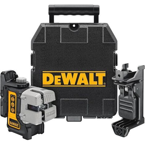 DeWalt DW089KD 3 Way Self Levelling Multi Line Laser + Bracket + Case