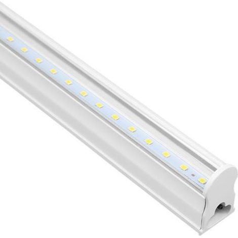 Sottopensile led smd trasparente plafoniera neon tubo 90 cm 14 watt luce fredda 6500k reglette per soffitto mensole ripiani