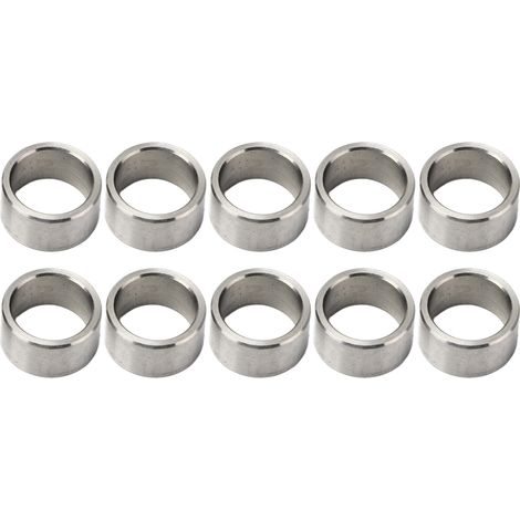 10 pièces rondelle entretoise 15mm OD 12mm ID en acier inoxydable matériel accessoire ensemble de pièces Kit3515-0015-0080