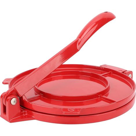 Presse à Tortillas, Machine à Tortillas, Presse à Tortillas à Farine de 9,8 Pouces, Alliage D'aluminium, Presse à Tortillas Manuelle, Presse à Pâte pour Galette de Tarte à Pizza (1/5)