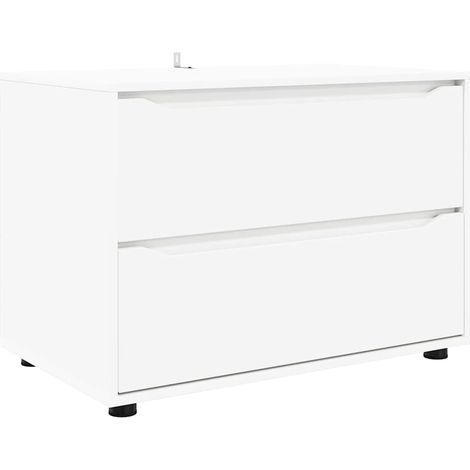 Maison Exclusive - Armadio Bianco 80 x 48 x 57 cm Legno multistrato