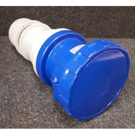 Prise mobile 2P+T 125A femelle clapet bleu 200-250V 50/60Hz 6h étanche IP66/IP67 OPTIMA