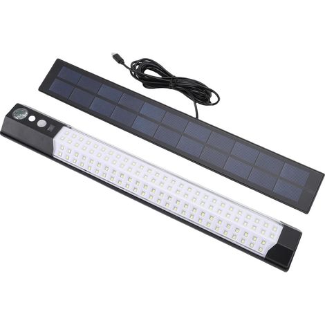Lampe suspendue LED avec panneau solaire IP65 étanche télécommande pour extérieur jardin cour paysage allée (1/5)