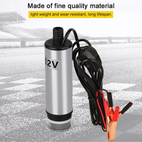 [JAMAIS UTILISÉ]Pompe à huile submersible auto-amorçante 12 V, petite pompe électrique de transfert d'eau et d'huile, pompe de ravitaillement portable pour voiture et moto