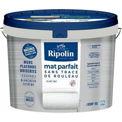 Ripolin Wand- & Deckenfarbe Perfekt Weiß Matt 10L