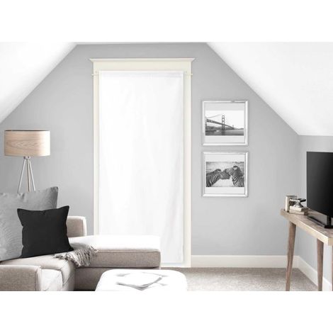 Soleil d'ocre Tenda Finestra, Poliestere, Bianco, 90 x 200 cm