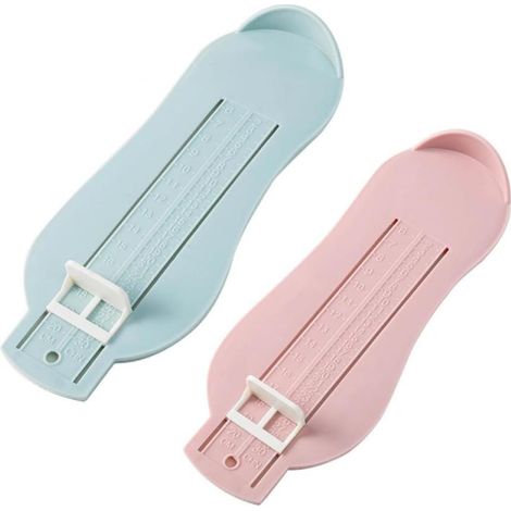 2 Pieces Baby Foot Gauge + 1 Soft Ruler, Foot Gauge Kids, Baby Foot Length Ruler Tool, Kids Ruler Measuring Tool, Shoe Size Measuring Ruler, Foot Gauge Set