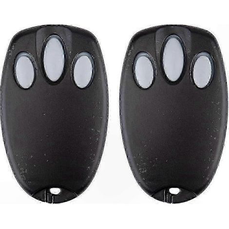 Lot de 2 télécommandes universelles pour porte de garage compatibles avec les modèles 94335E/84335E/ML700/ML500/ML850 et les principales marques. (1/5)