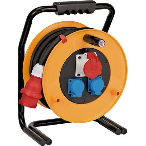Brennenstuhl 1316300 Avvolgicavo 30.00 m Nero Spina CEE 16 A 5 poli