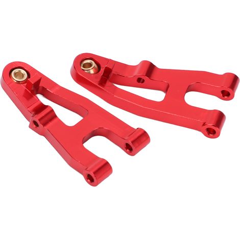 1 paire de bras de suspension inférieurs avant en aluminium pour voiture RC SG 1603 1/16 (pièces de rechange rouges) (1/5)