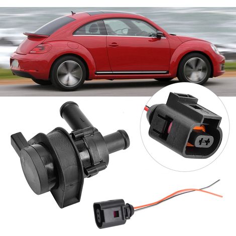 Auto Zusatzwasserpumpe, Auto Wasserpumpe Hilfspumpe 1K0965561J Ersatz für Beetle Octavia