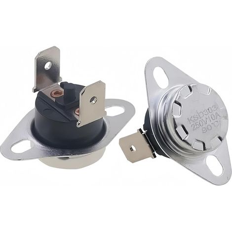 KSD303 Thermostat – 1 Stück – Edelstahl – Manuelle Rückstellung 125 °C – Haushaltsgeräte – Normalerweise geschlossen (1/5)