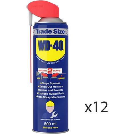WD-40 44198 WDâ€‘40 Multi-Use Smart Straw 500ml (CDU of 12) W/D44198