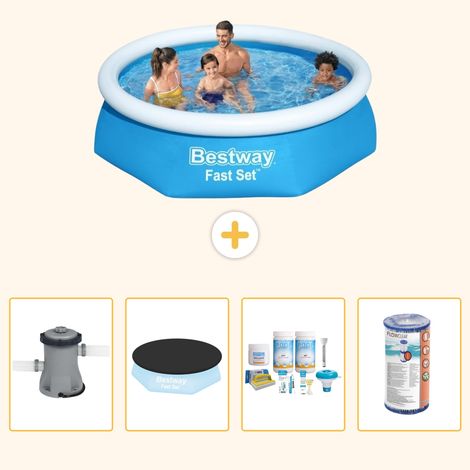 Bestway Bestway Fast Set Ronde - 244x61 cm - 5-pièces S208 (1/5)