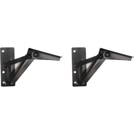 Charnières pliantes en acier à 80° pour portes de placard, lits et canapés, supports laminés à froid (1/4)