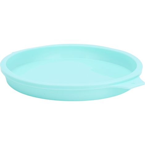 Backform für die Küche, wiederverwendbare Silikon-Backform für Bäckereien, Konditoreien und Dessertläden, blau, rund (1/5)