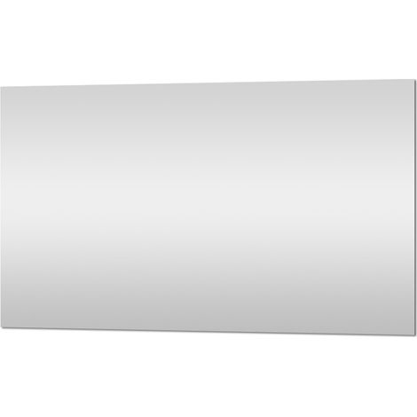 Specchio bagno 100x70 cm a filo lucido con installazione reversibile (1/2)