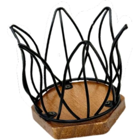 Porte-filtres à café en fer, organisateur, pour filtres à café, idéal pour une pendaison de crémaillère, cuisine, noir (1/5)
