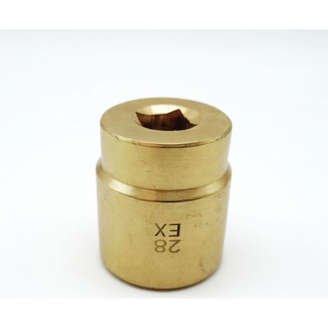 Vaso antichispas, bronce de berilio, 20 mm, cuadradillo 1/2 pulgada (1/5)