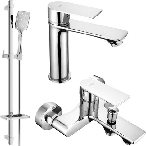 Mexen Royo Conjunto de bañera DQ62, cromo - 72203DQ62-00 (1/4)
