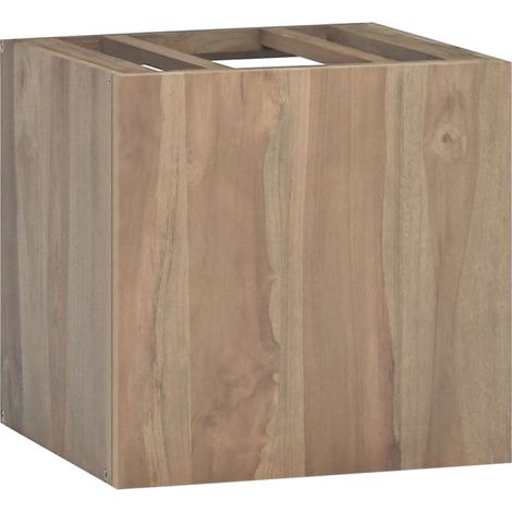 Armoire murale de salle de bain 46x25,5x40 cm Bois teck massif vidaXL (1/5)