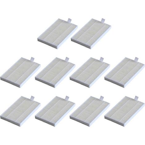 Lot de 10 filtres HEPA de rechange pour aspirateurs robots LIECTROUX C30B et Proscenic 800T/820S (1/5)