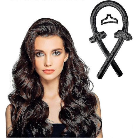 Bandeau fer à friser sans chaleur, bandeau ruban pour friser sans chaleur, ruban pour friser sans chaleur, fer à friser de nuit sans chaleur (1/3)