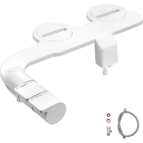 Mophorn Bidet-Toilettenaufsatz mit selbstreinigenden Düsen, einstellbarem Wasserdruck und Doppelknauf-Design (Griff-Stil), einfach zu montierender Kaltwassersprüher (1/5)