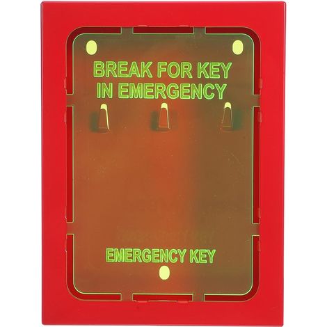 PRETYZOOM Boîte à Clés de Porte Sécurisée en Acier Galvanisé avec Fonction D'aide à L'évasion, Support Mural pour Maison, Protection Renforcée et Rangement Pratique (1/5)