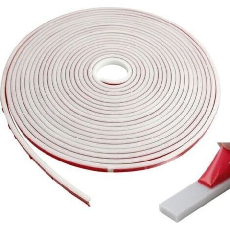 10m Baguette de Finition pour Plan de Travail Cuisine, Bordure Adhésive Moulure Murale Autoadhésive, Souple Moulure Plafond, Joints de Mur pour Carrelage de Carrelage, Coin, Cadre Photo (1/4)