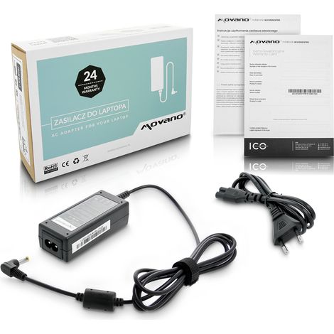 Alimentatore/caricabatterie per MSI 19V 2.1A 40W 5.5x2.5mm (1/5)