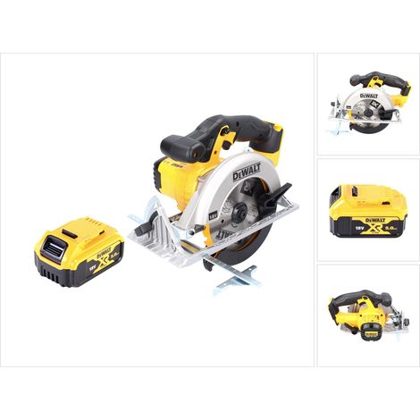 DeWalt DCS 391 N Sega circolare a batteria 18V / 165mm + 1x Batteria 5,0Ah + 1x Lama per sega - senza caricabatterie